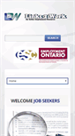 Mobile Screenshot of links2work.on.ca